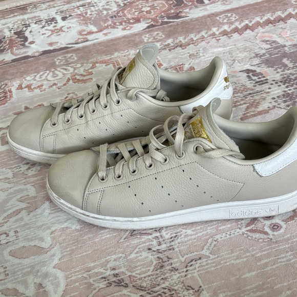Adidas Men’s Stan Smith Cream Sneakers - Picture 2 of 5